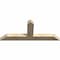 Ekena Millwork Portland Rough Sawn Timber Gable Bracket, Douglas Fir, 60"W x 25"H x 4"D x 6"F, 10/12 Pitch GBW060X25X0406POR00RDF - alternate 2